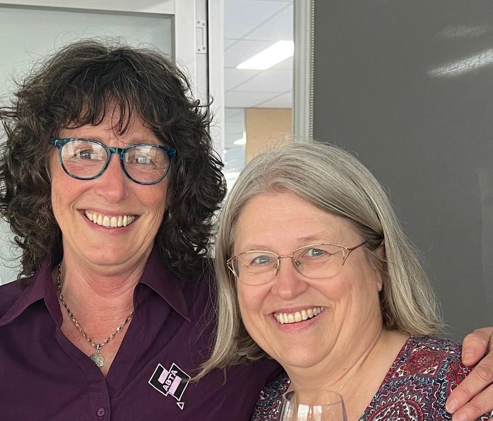 Pictured below is Irene with Shauna Picard at her successful Qualification event.